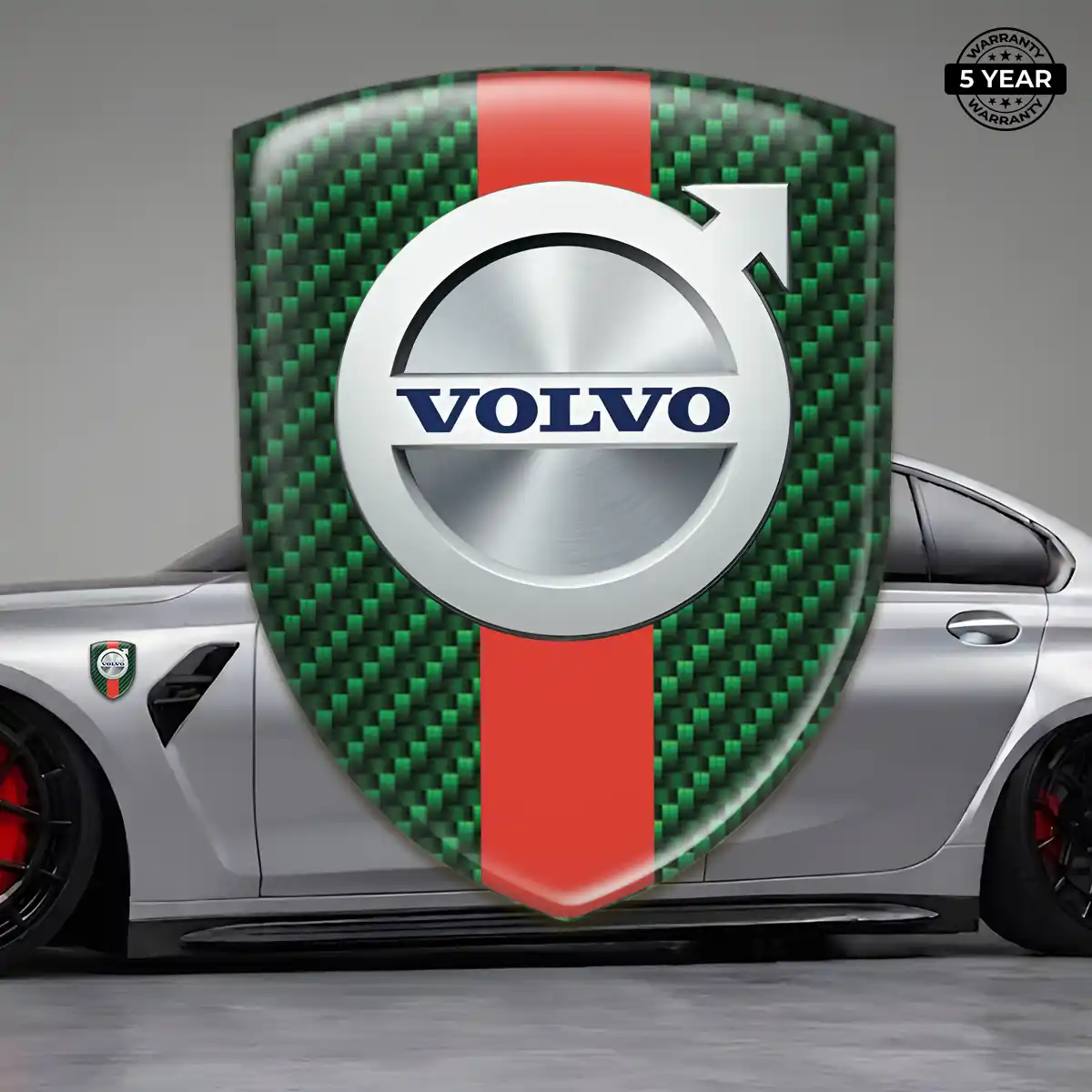 Volvo Self Adhesive Emblem Sticker Resin Elite