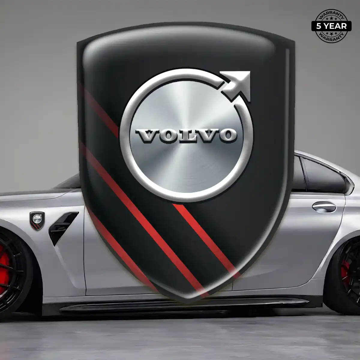 Volvo Self Adhesive Emblem Sticker Resin Luxe