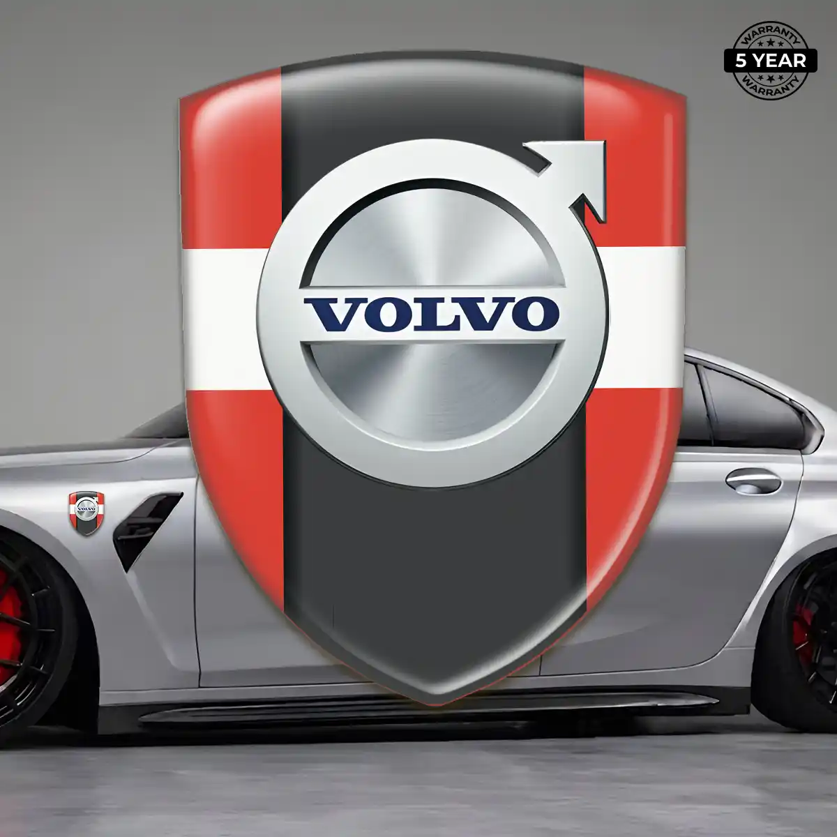 Volvo Silicone Badge Outer Style