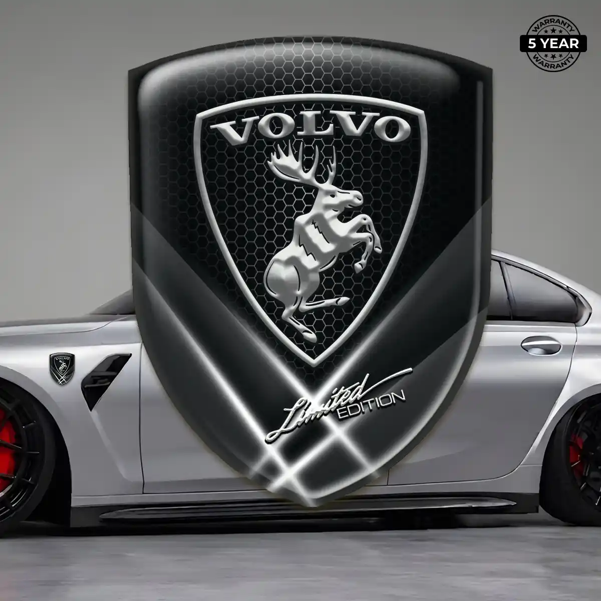 Volvo Silicone Badge Refined Design