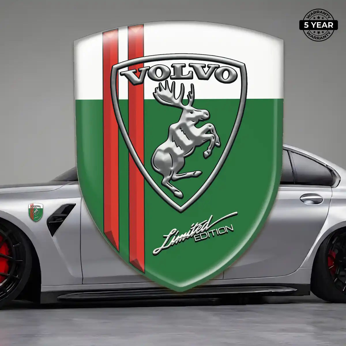 Volvo Silicone Badge Resin Luxe