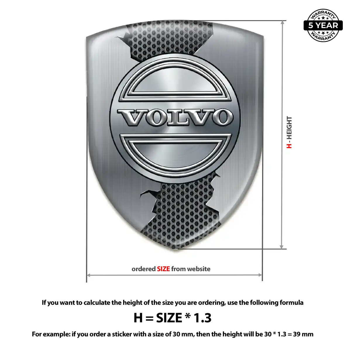 Volvo Silicone Emblem Exclusive Series