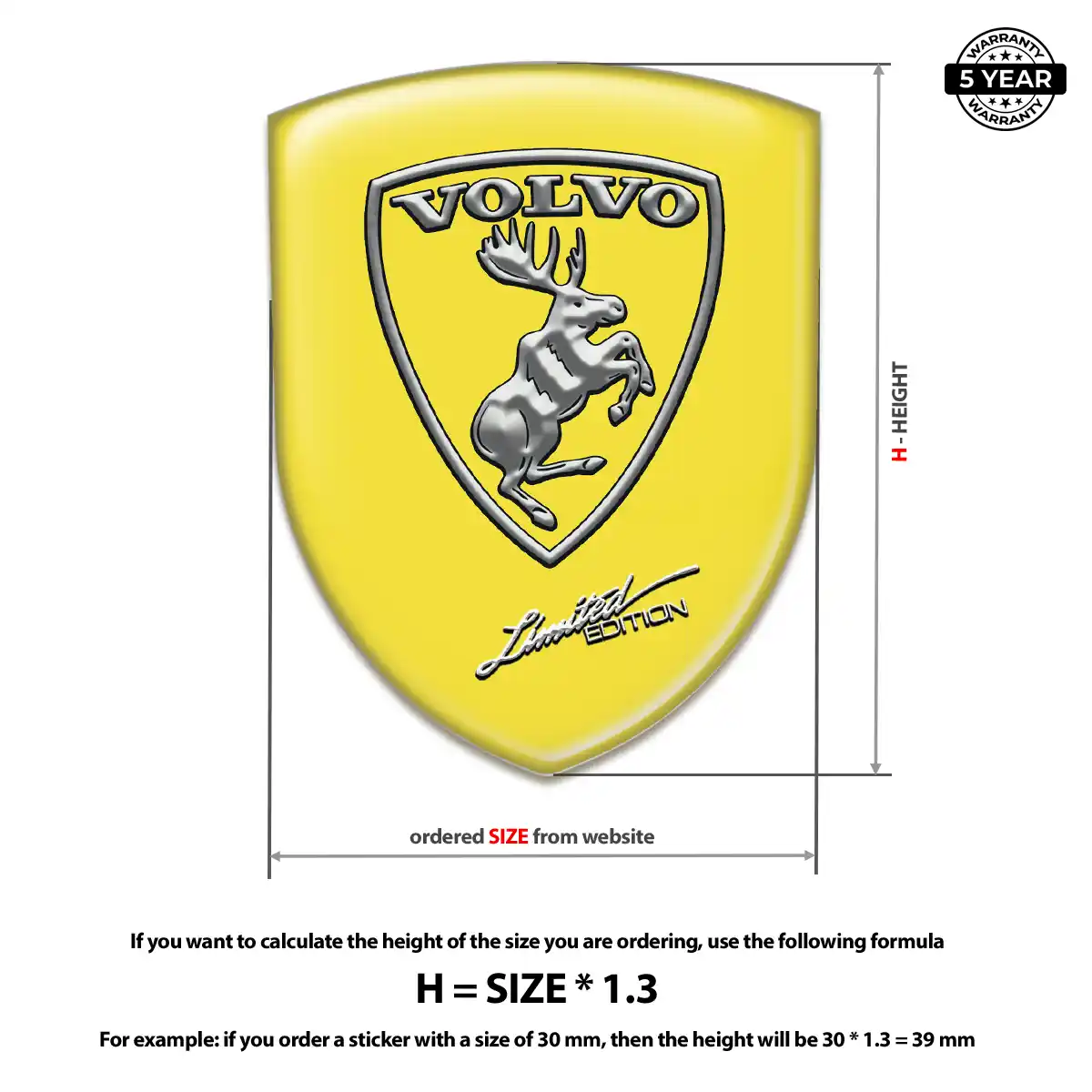 Volvo Silicone Emblem Exterior Luxe