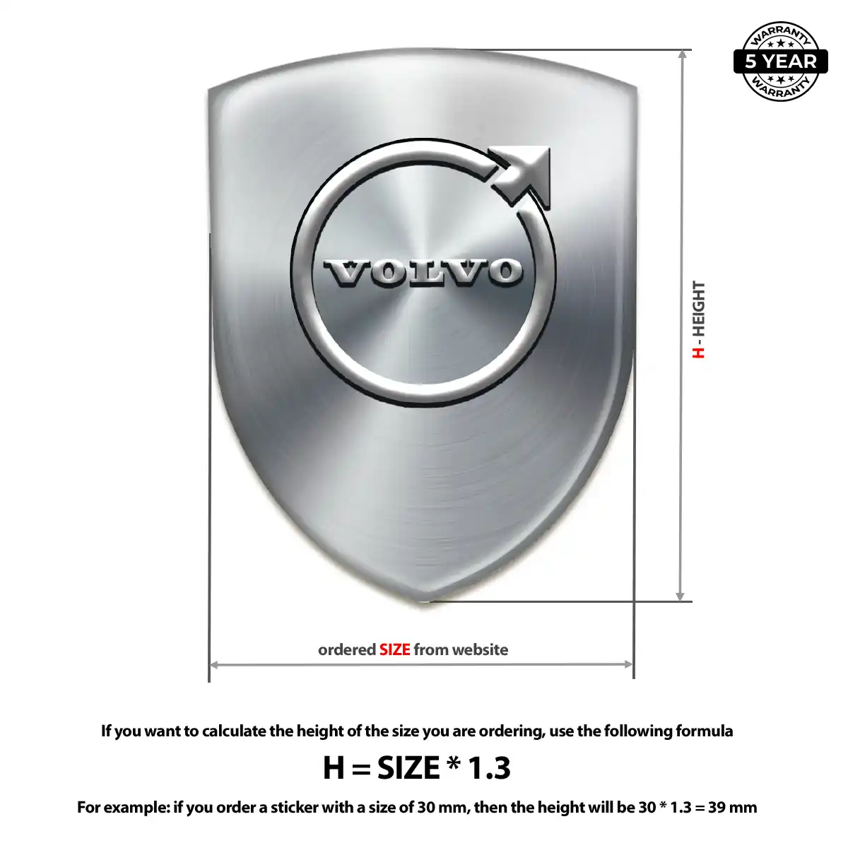 Volvo Silicone Emblem Opulent Line