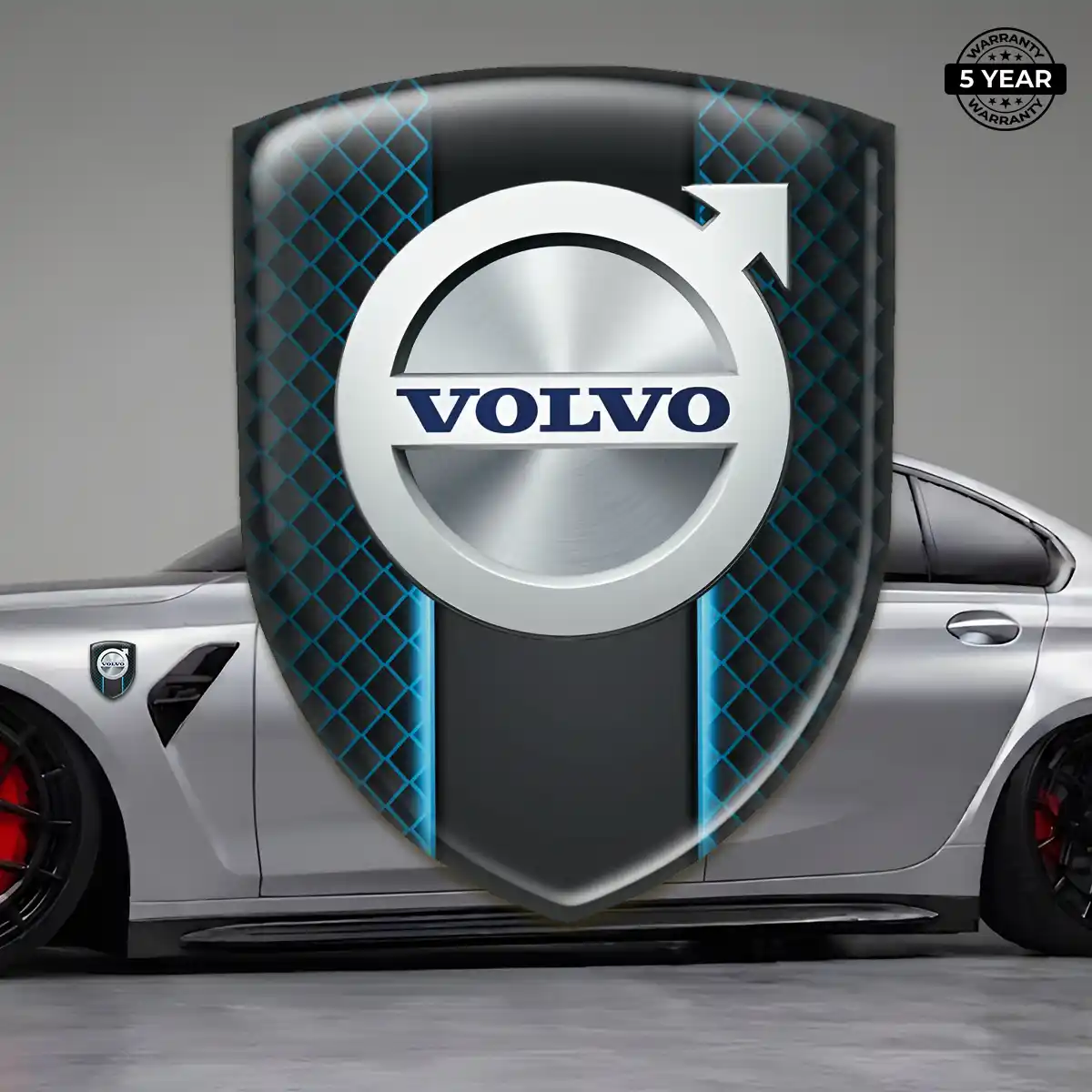 Volvo Silicone Emblem Outer Style