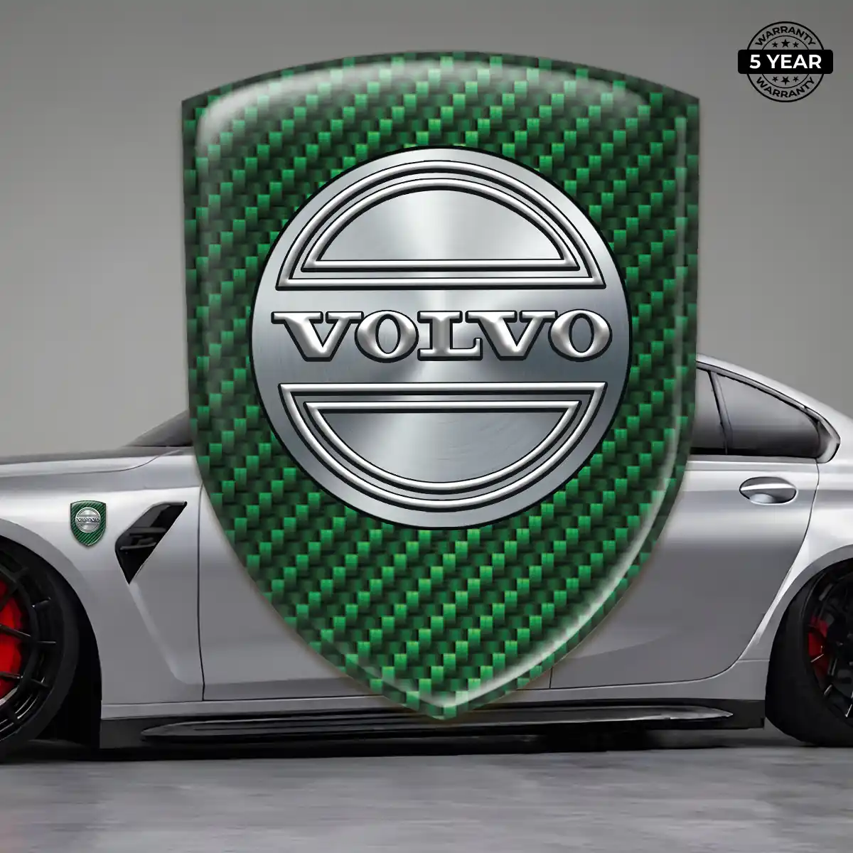Volvo Silicone Emblem Resin Elite