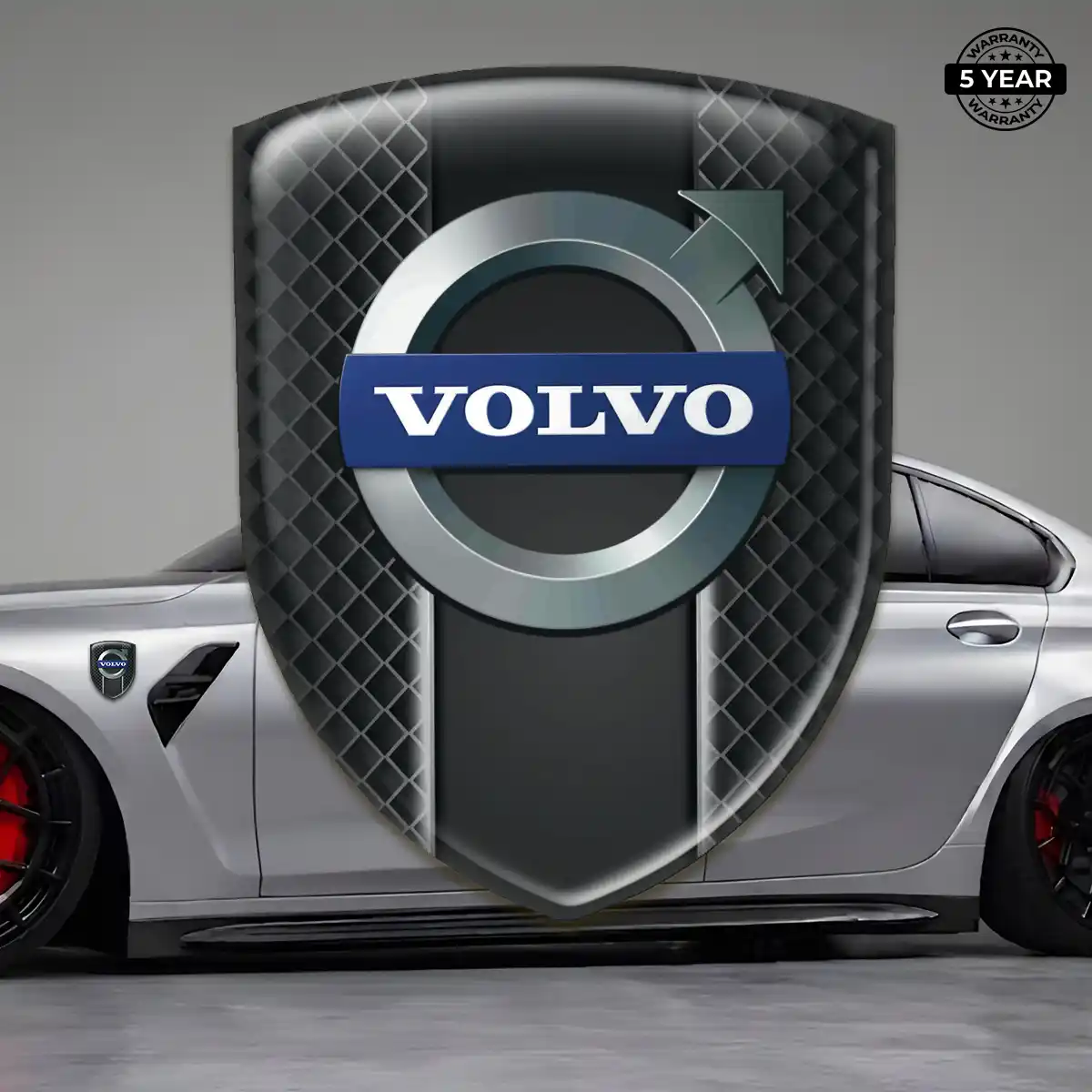 Volvo Silicone Emblem Resin Luxe