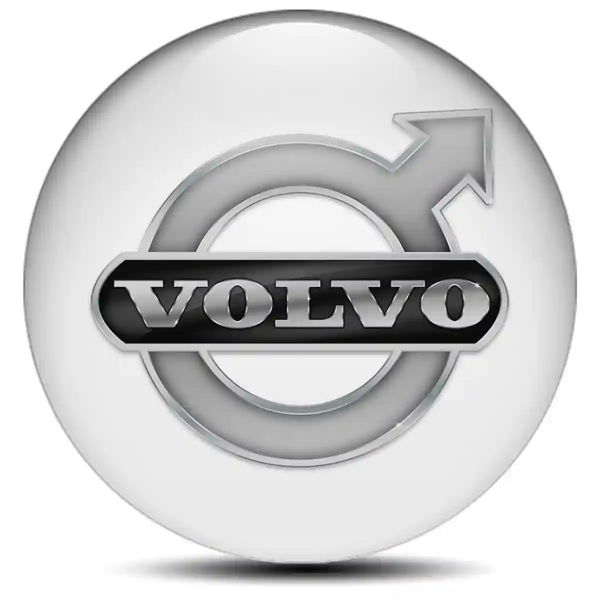 Volvo Silicone Emblem Self-Adhesive Refined Design