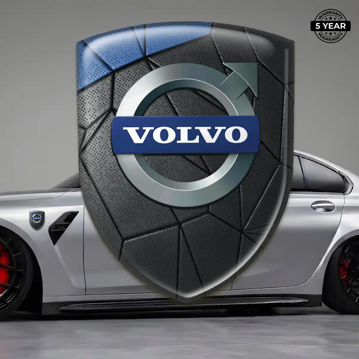 Volvo Silicone Sticker Outer Style