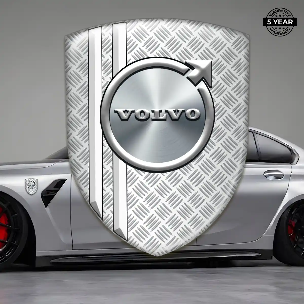 Volvo Silicone Sticker Premium Dome