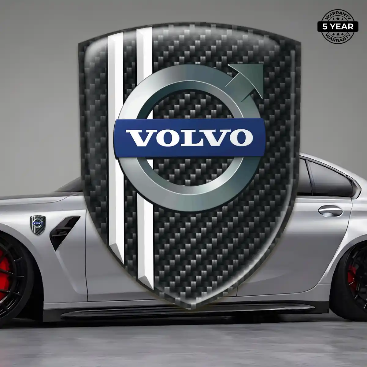 Volvo Silicone Sticker Resin Elite