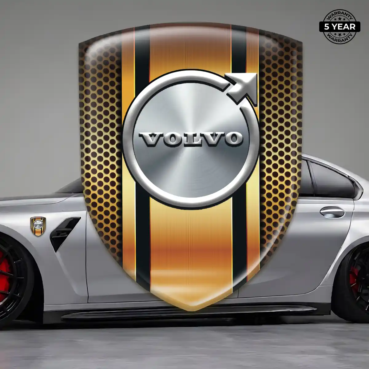 Volvo Silicone Sticker Resin Luxe