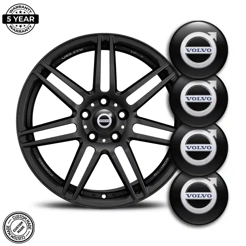 Volvo Silicone Sticker Self-Adhesive Sleek Style