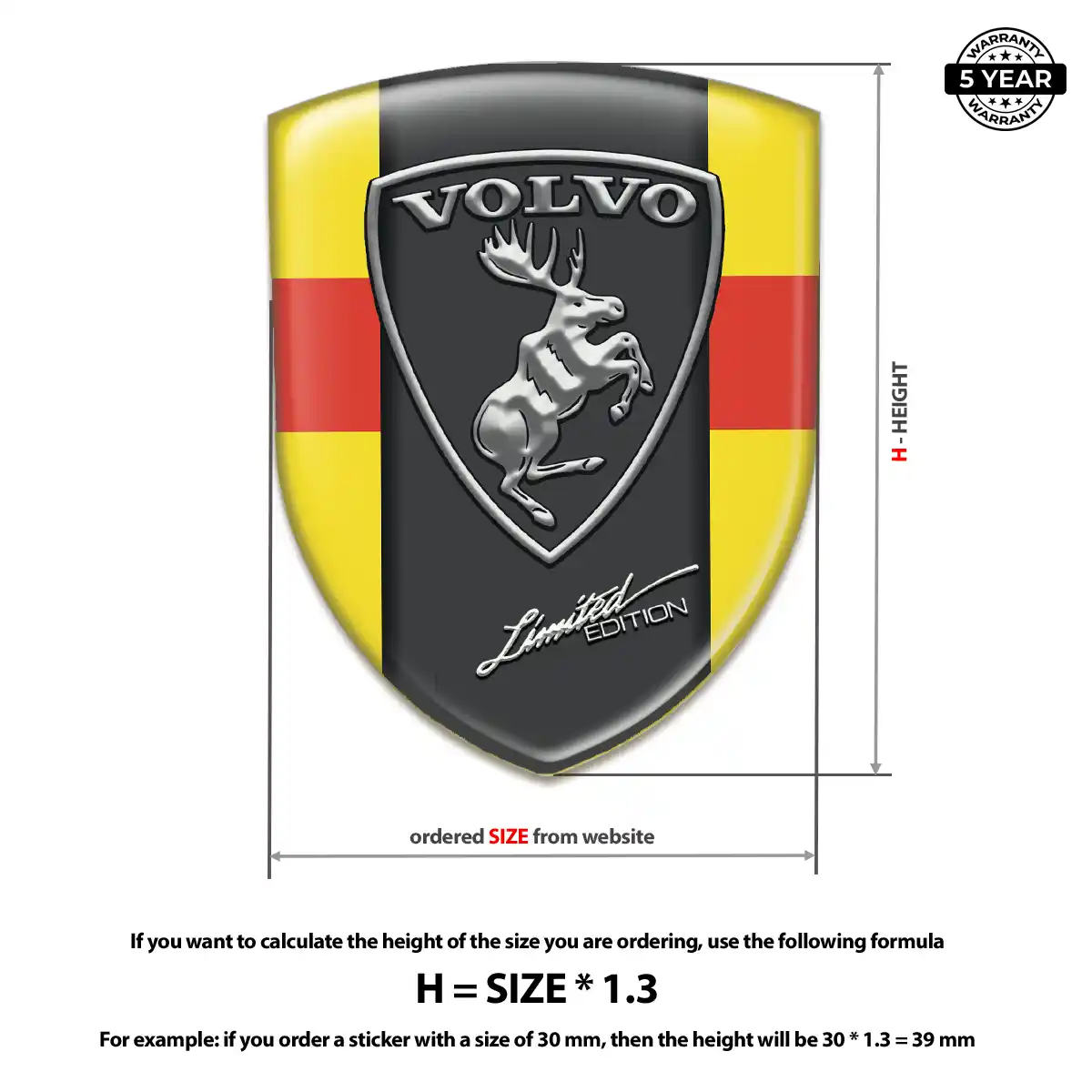 Volvo Sticker Cabin Style