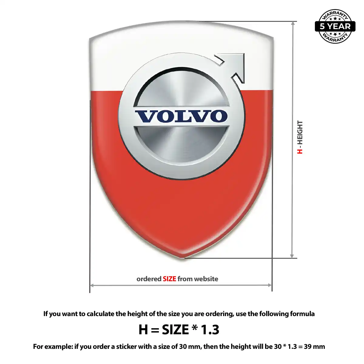Volvo Sticker Elite Finish