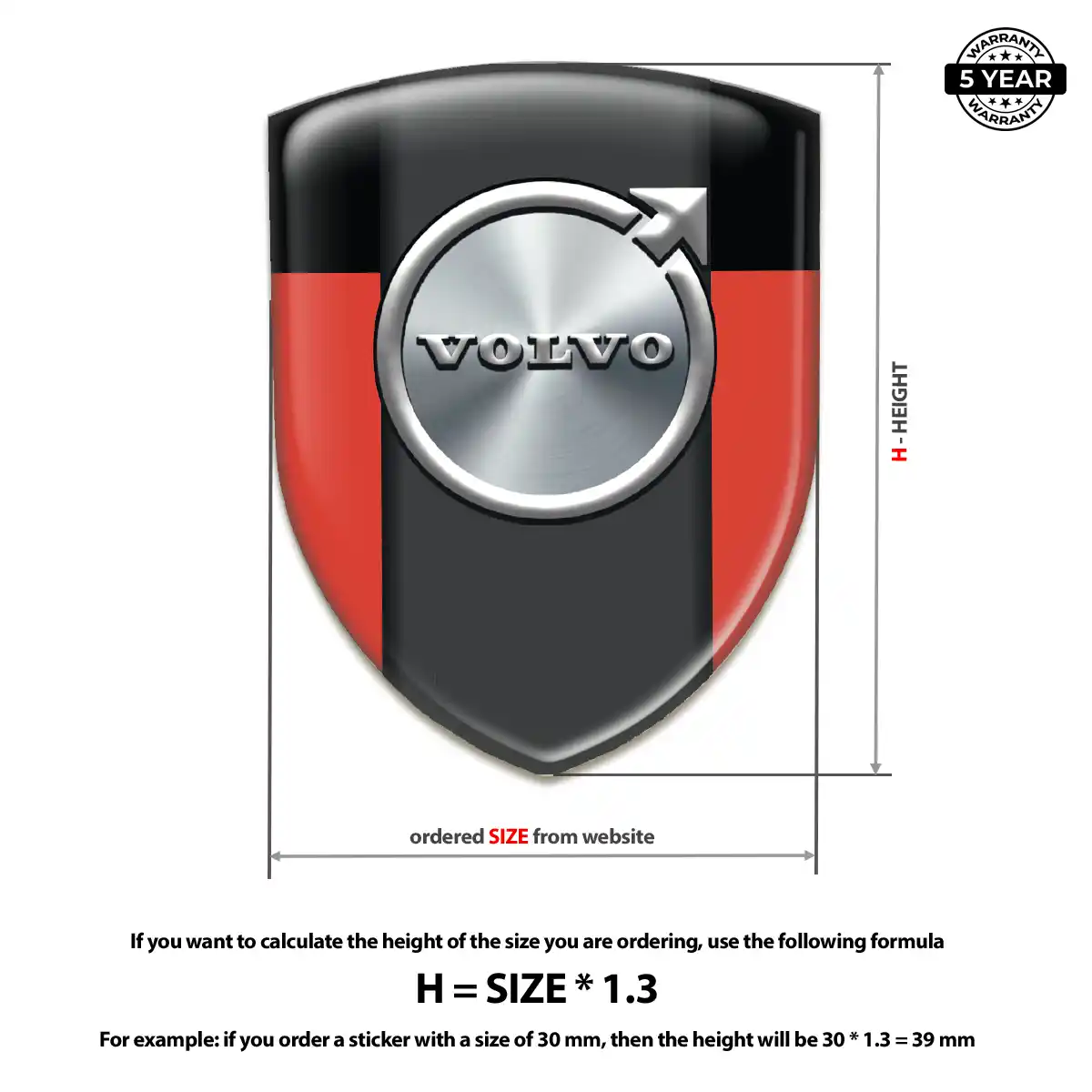 Volvo Sticker Prestige Line