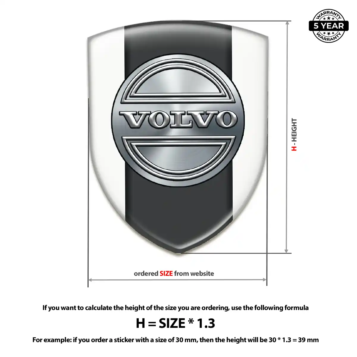 Volvo Sticker Prime Quality