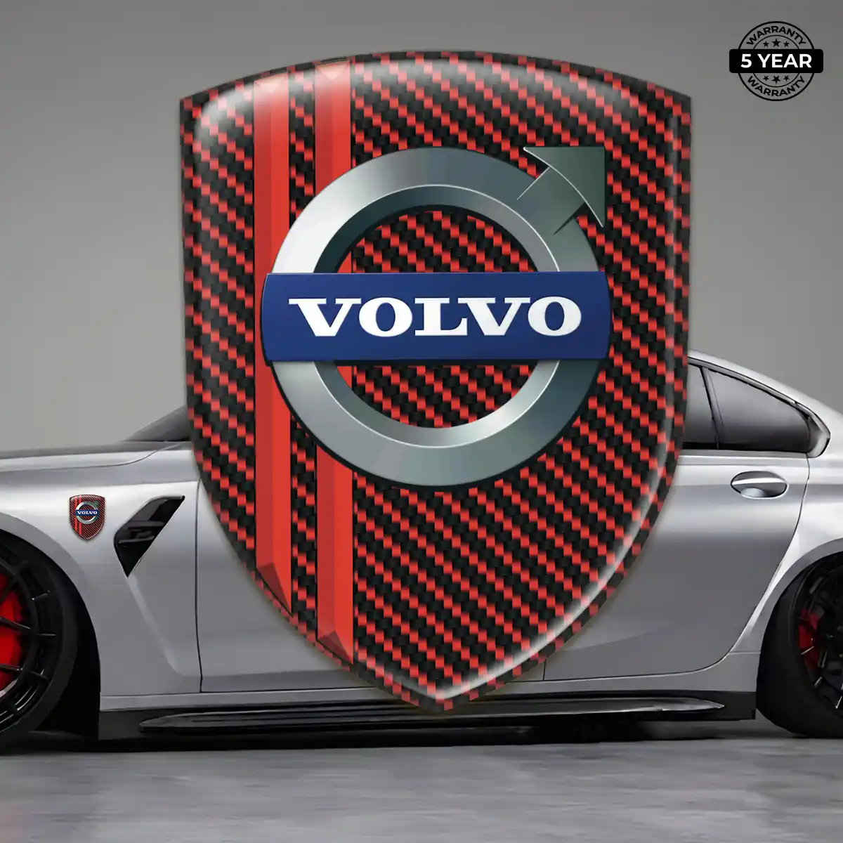 Volvo Vehicle Logo Sticker Refined Design