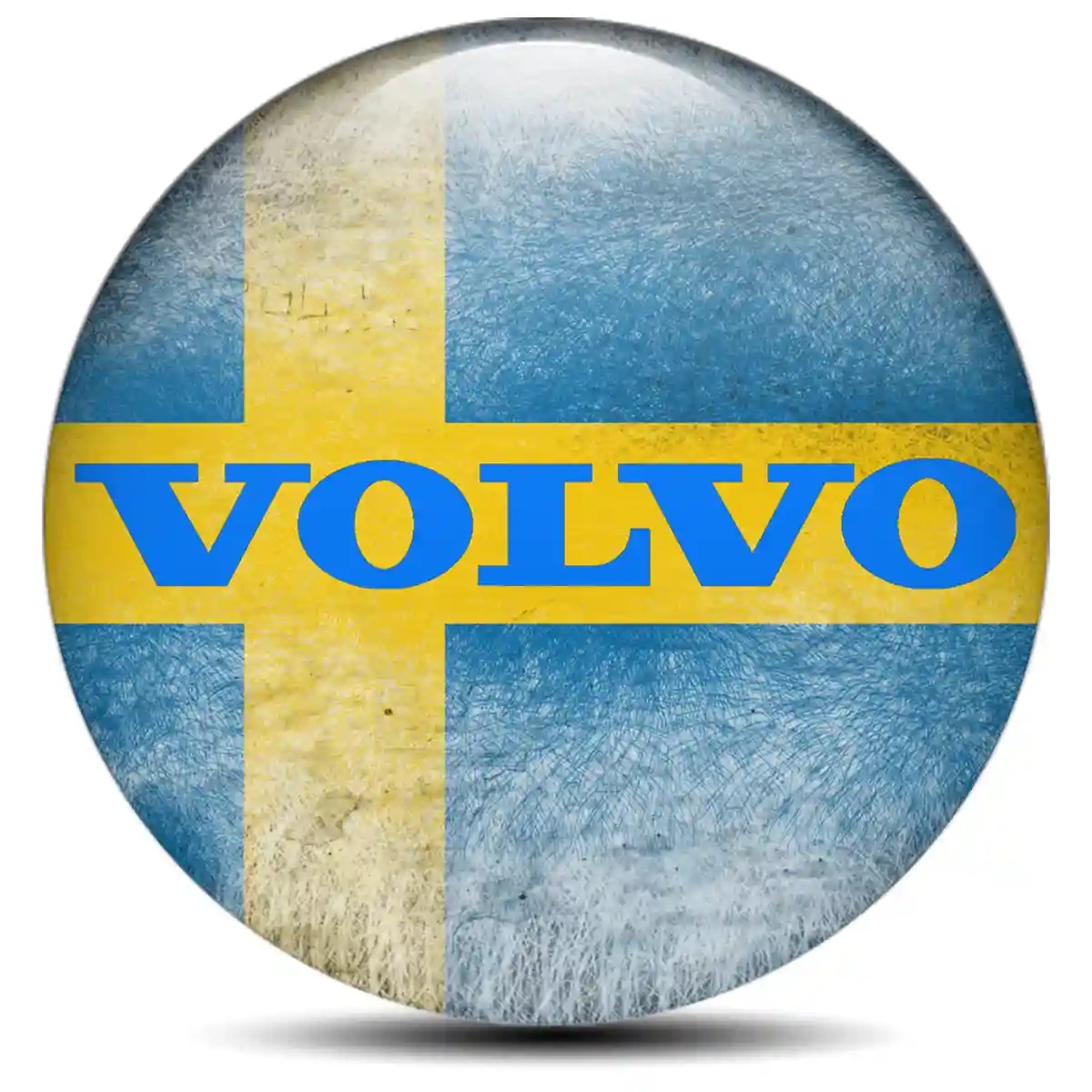 Volvo Wheel Emblem Self-Adhesive Elite Finish