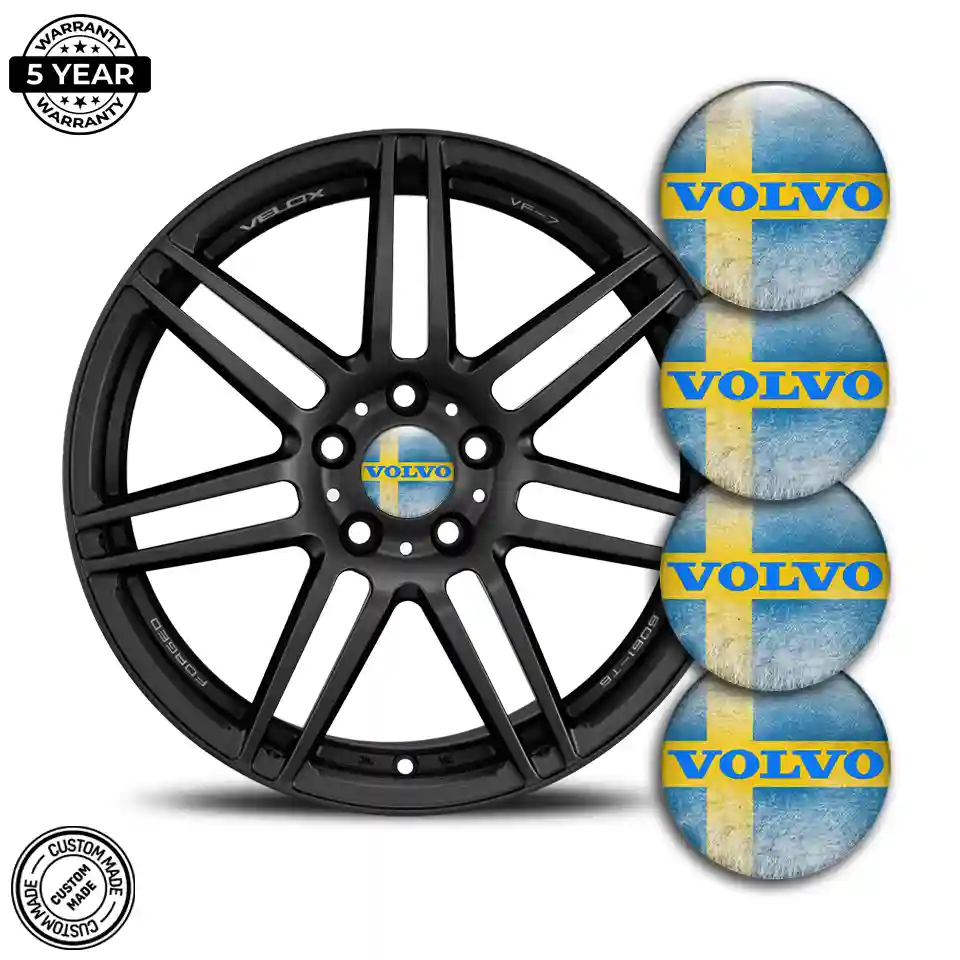 Volvo Wheel Emblem Self-Adhesive Elite Finish