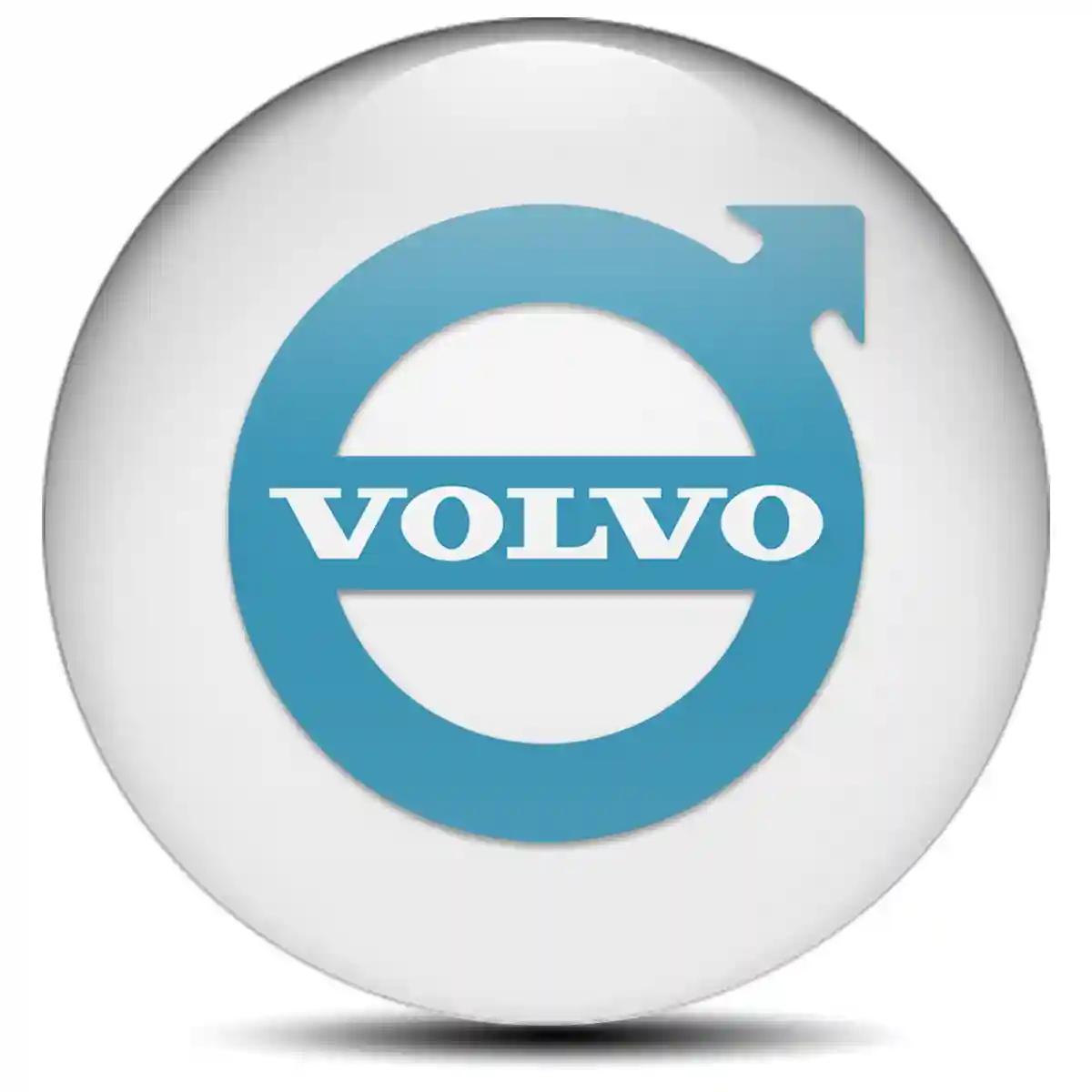 Volvo Wheel Emblem Self-Adhesive Sleek Style