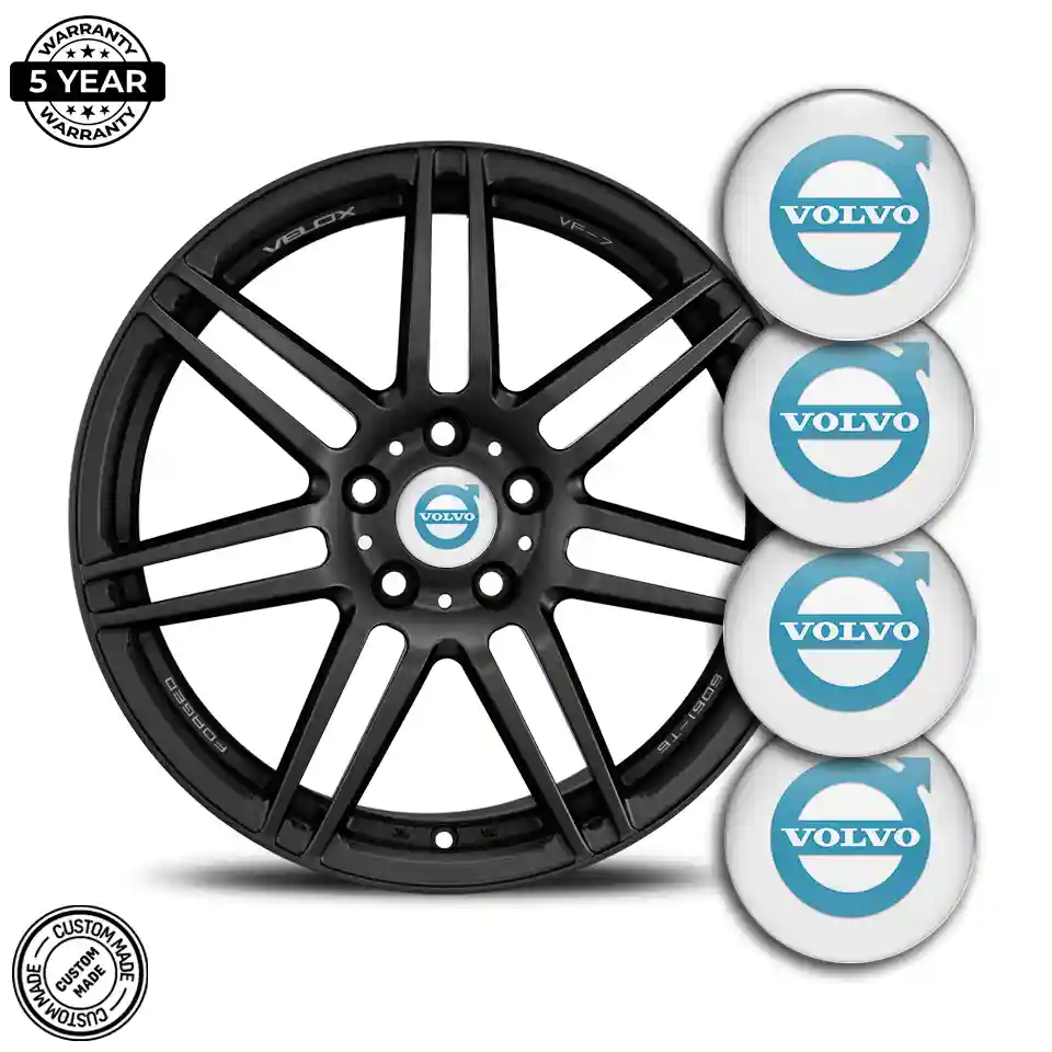 Volvo Wheel Emblem Self-Adhesive Sleek Style
