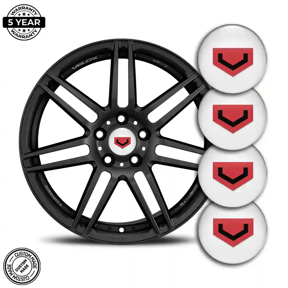 Vossen Badge Emblems Center Cap Refined Design