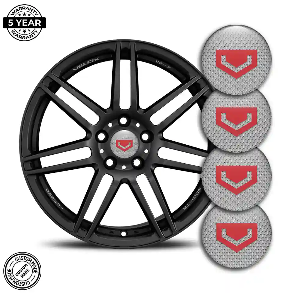 Vossen Badge Emblems Center Cap Sleek Style