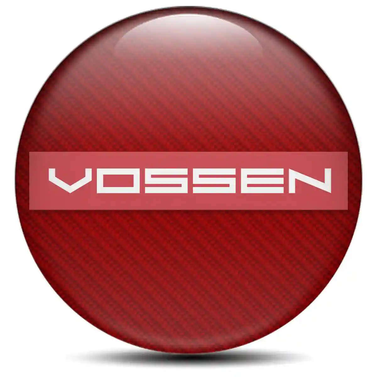 Vossen Domed Sticker Sleek Style