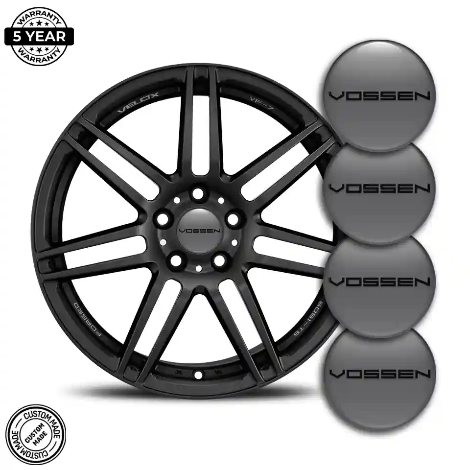Vossen Emblem Center Hub Cap Self-Adhesive Sleek Style