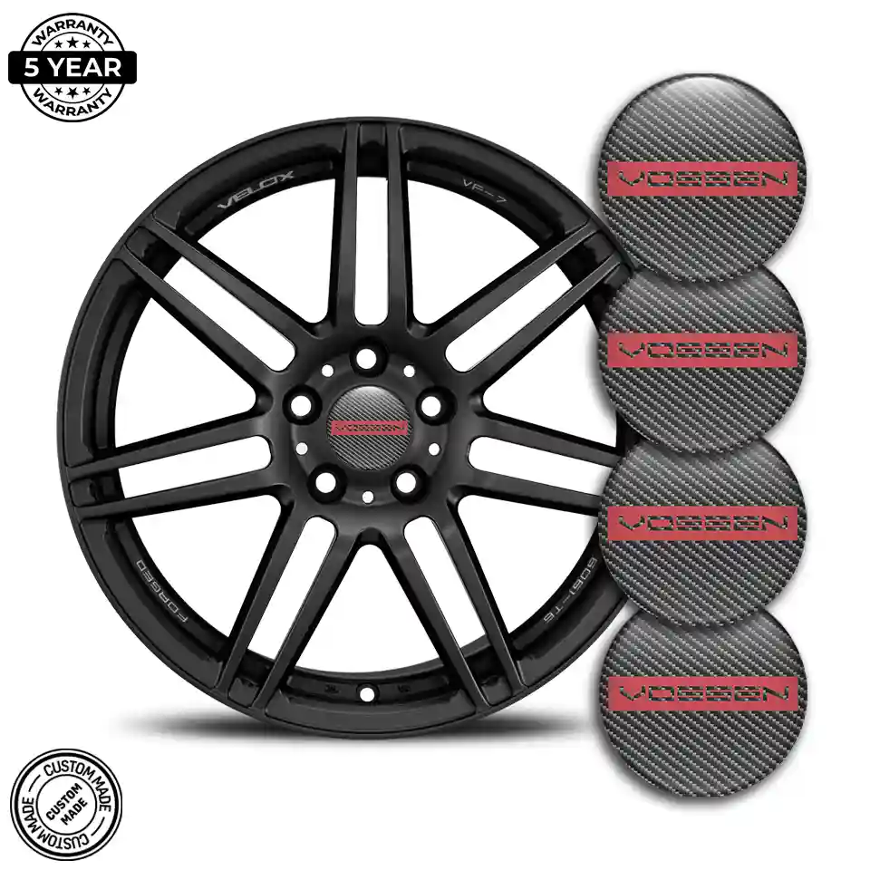 Vossen Emblem Center Hub Cap Self-Adhesive Superior Craft