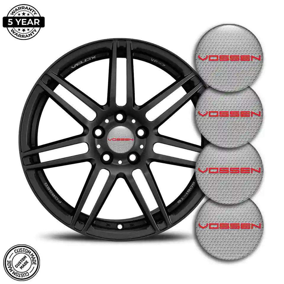 Vossen Emblem Epoxy Self-Adhesive Sleek Style