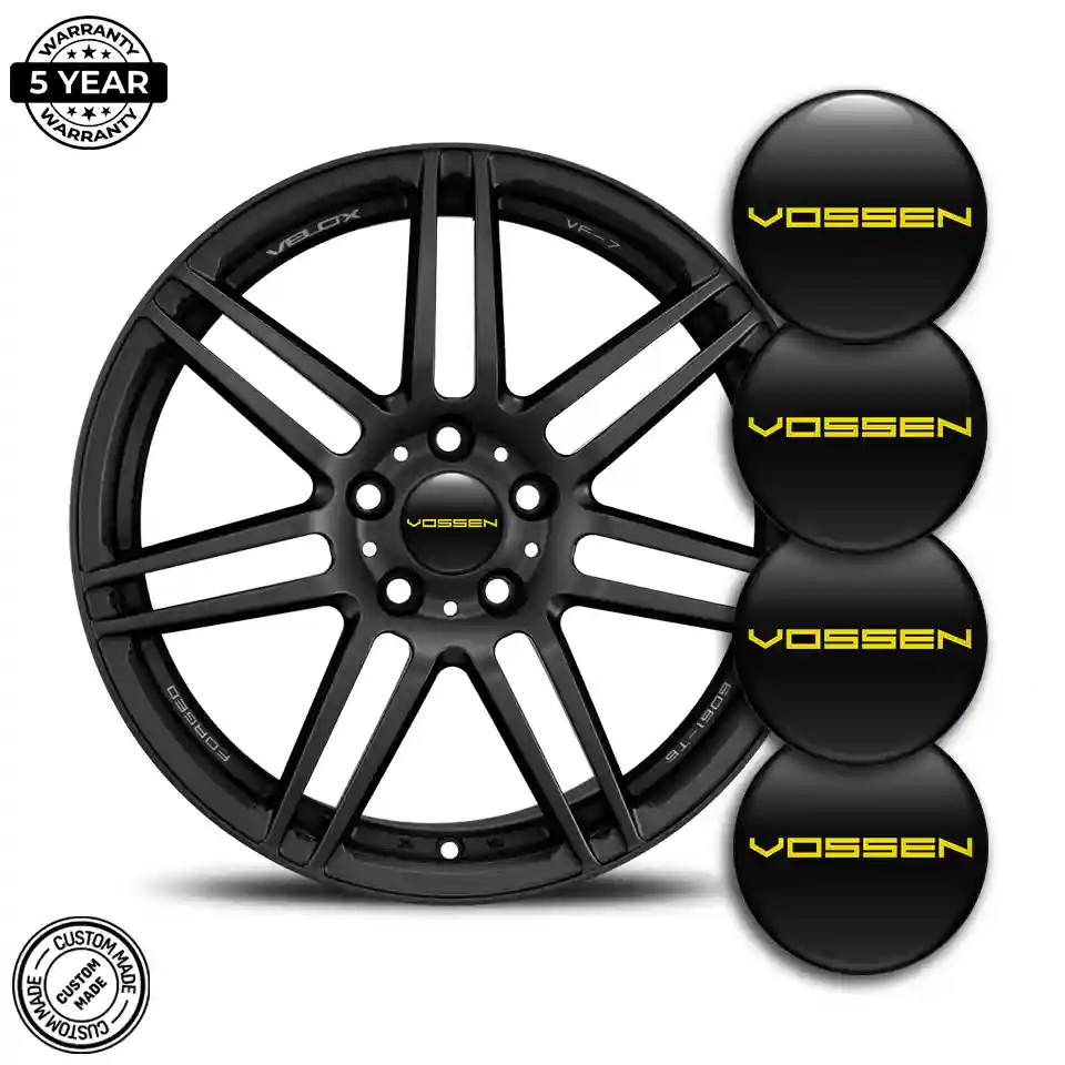 Vossen Emblem Wheel Center Caps Elite Finish