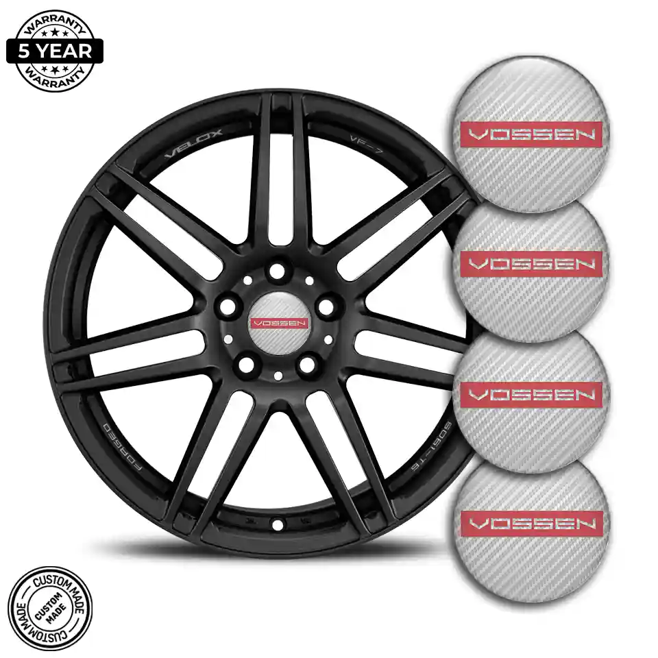 Vossen Logo Silicone Badge Elite Finish