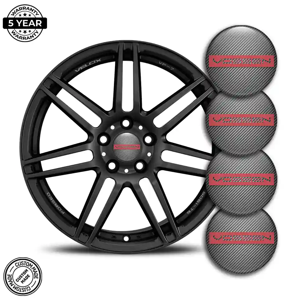 Vossen Logo Silicone Badge Prime Quality