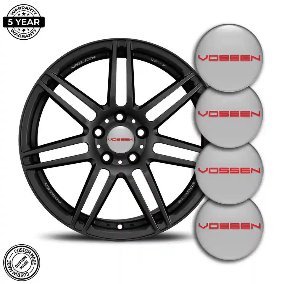 Vossen Logo Silicone Badge Self-Adhesive Elite Finish