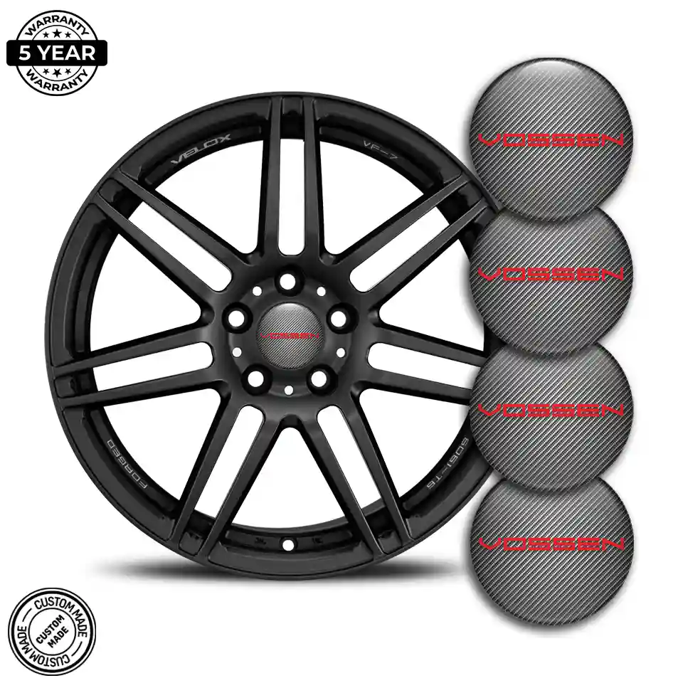 Vossen Logo Silicone Emblem Refined Design