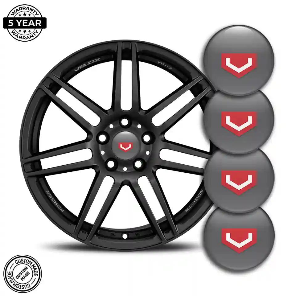 Vossen Logo Silicone Emblem Self-Adhesive Superior Craft