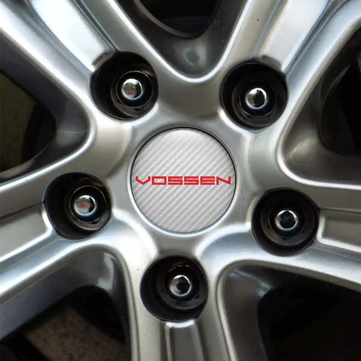 Vossen Logo Silicone Sticker Self-Adhesive Prime Quality
