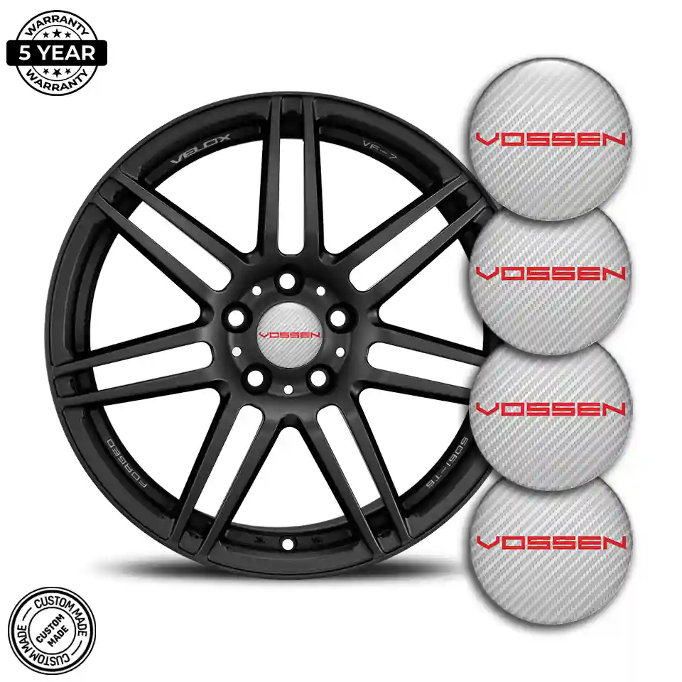 Vossen Logo Silicone Sticker Self-Adhesive Prime Quality