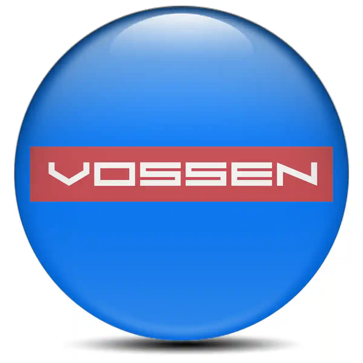 Vossen Logo Silicone Sticker Self-Adhesive Sleek Style