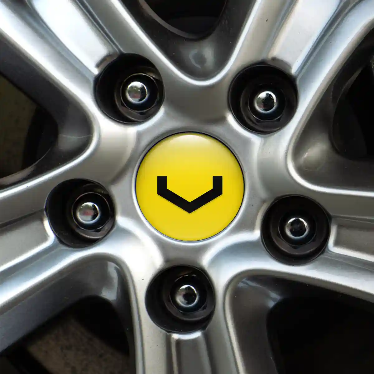 Vossen Logo Silicone Sticker Sleek Style