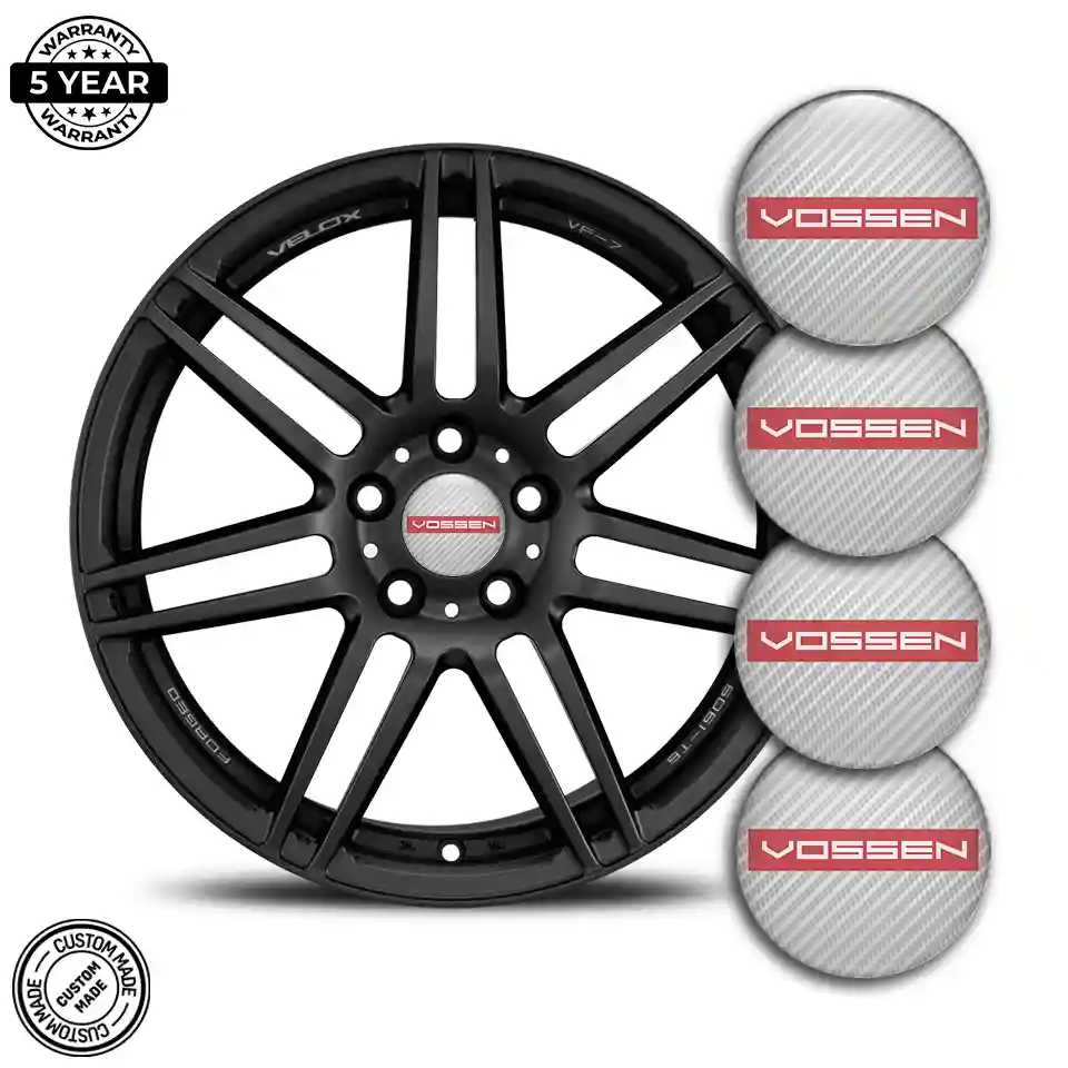 Vossen Logo Silicone Sticker Superior Craft
