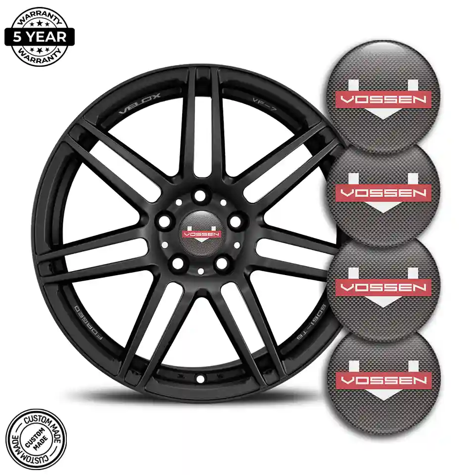 Vossen Silicone Emblem Self-Adhesive Elite Finish
