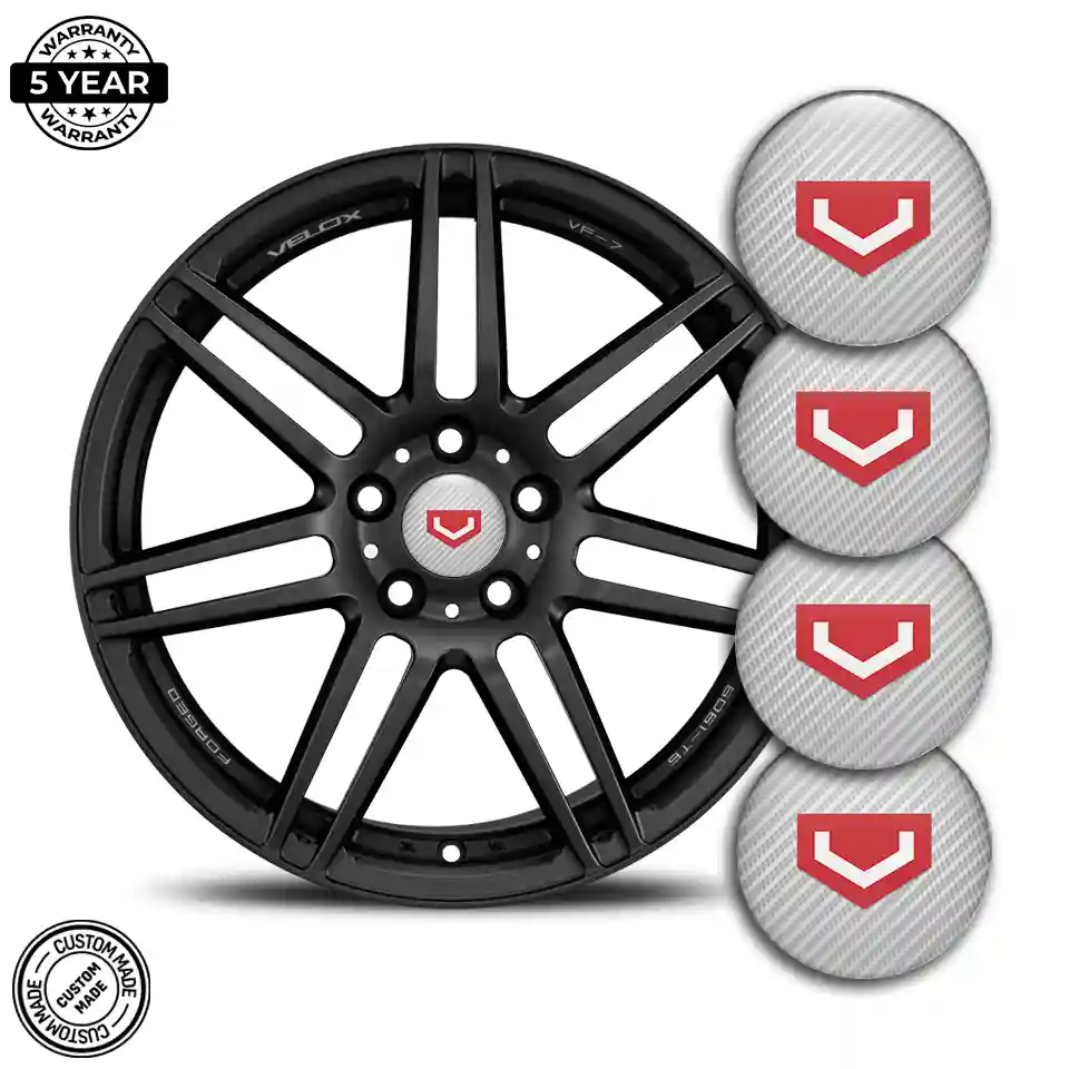 Vossen Silicone Emblem Self-Adhesive Prime Quality