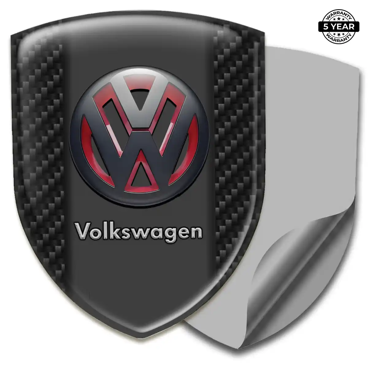 VW 3D Badge Sticker Elite Finish