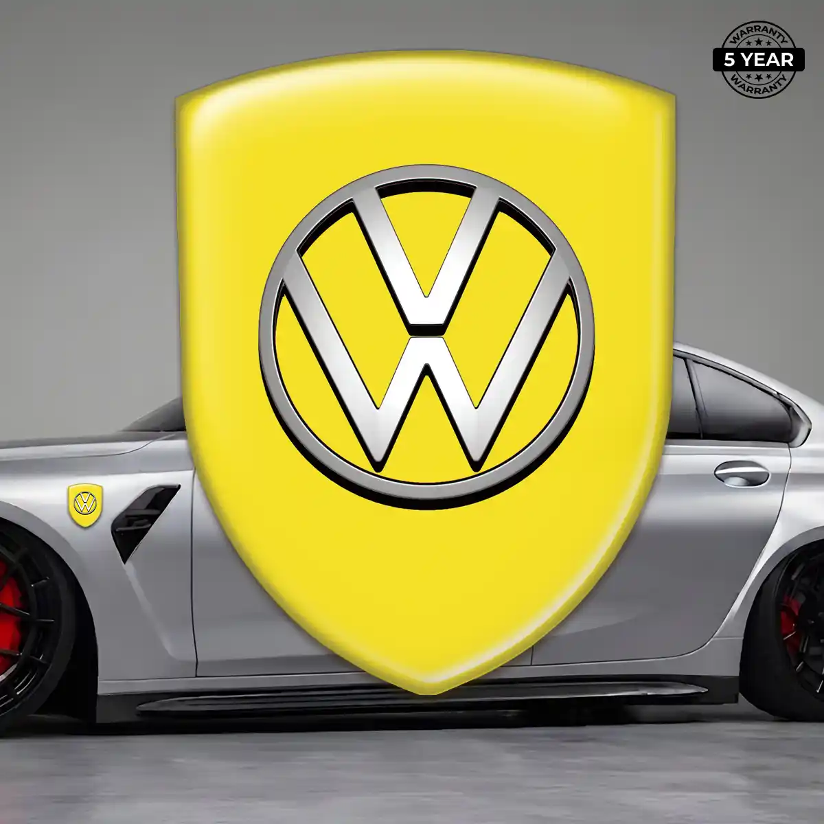 VW 3D Domed Sticker Refined Design