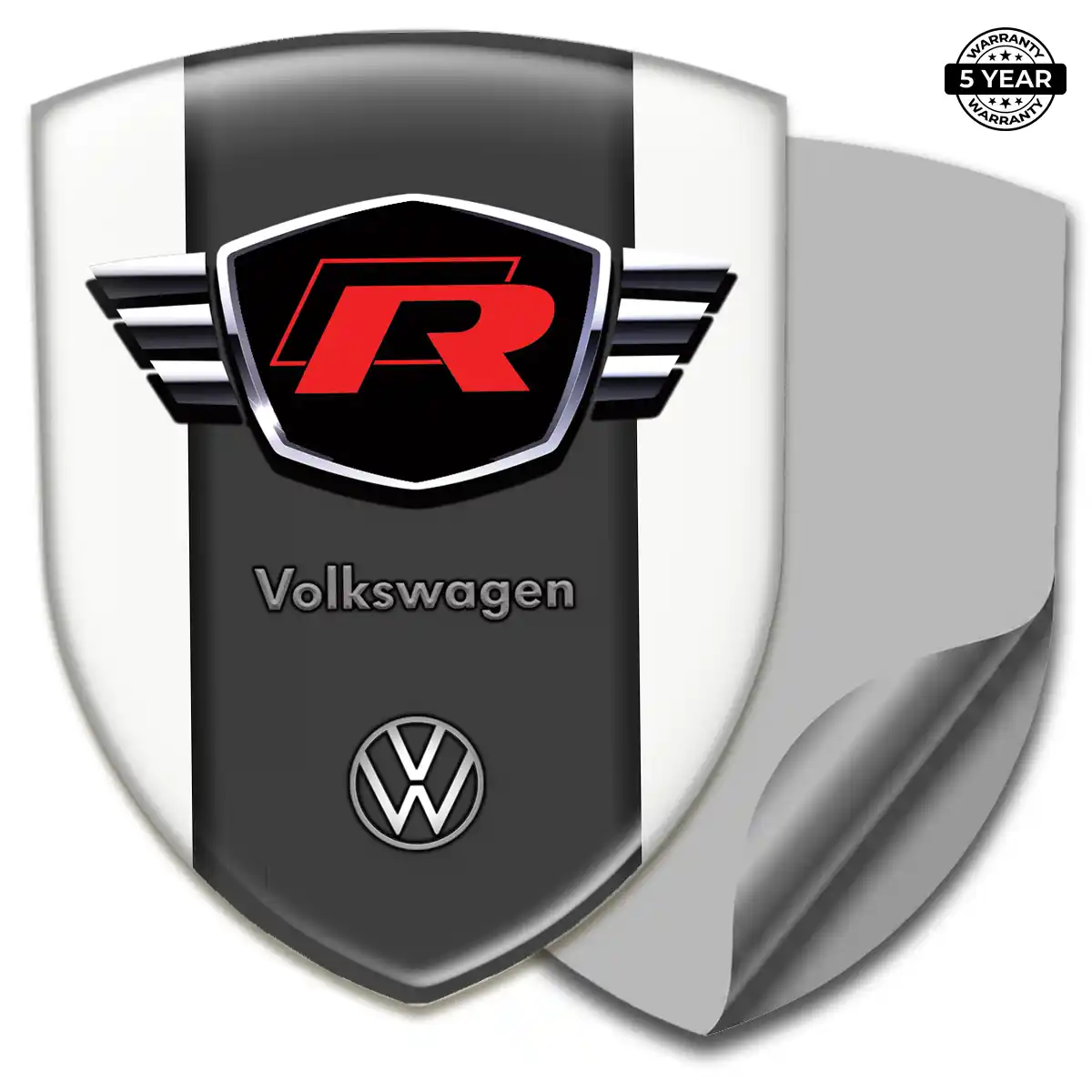 VW 3D Emblem Sticker Elite Finish