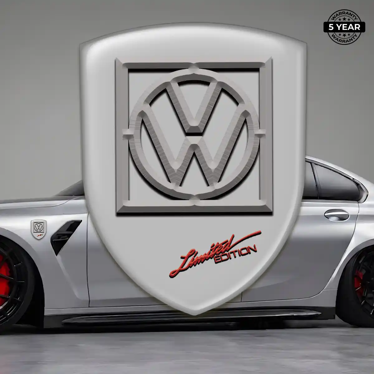 VW 3D Emblem Sticker Prime Quality