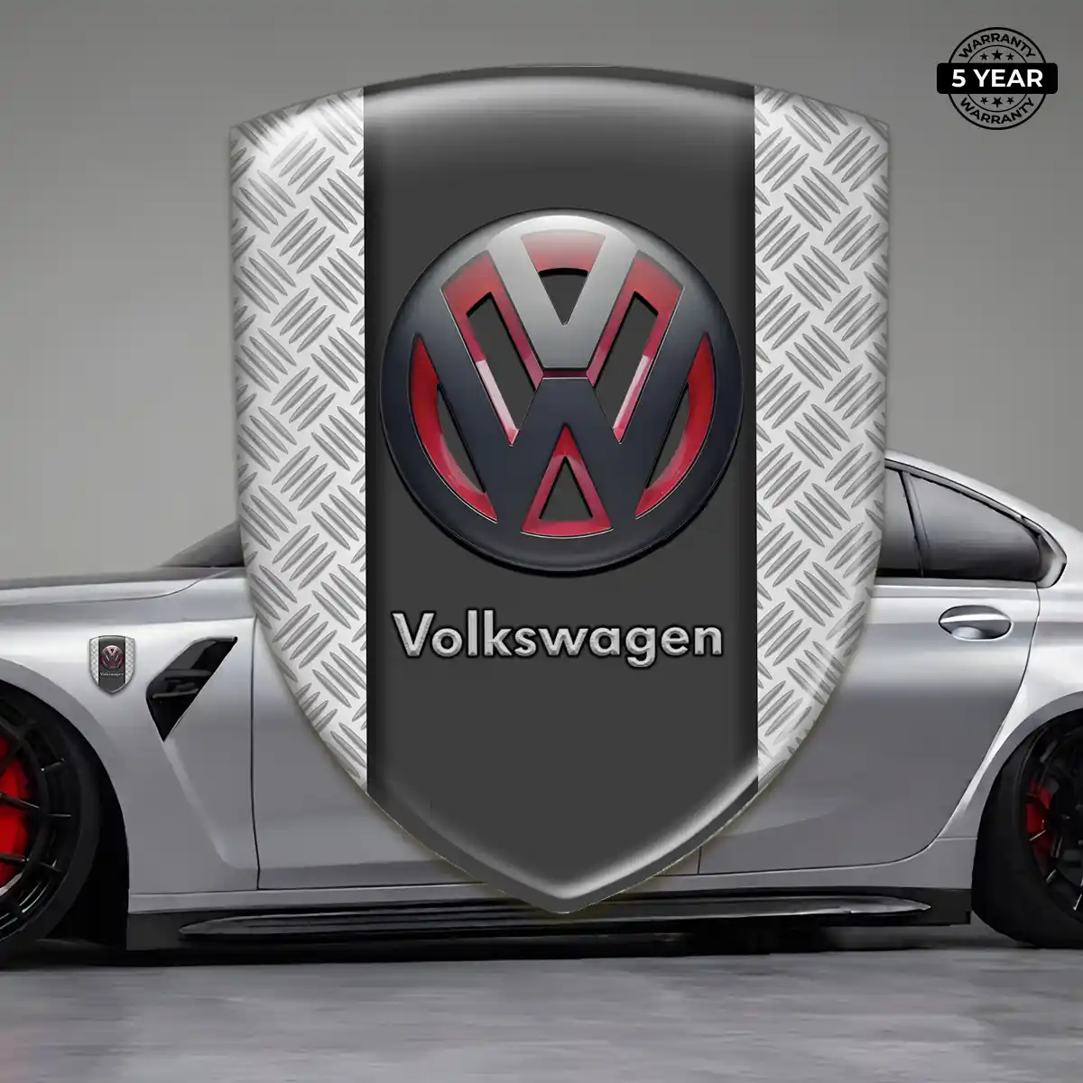 VW 3D Emblem Sticker Superior Craft